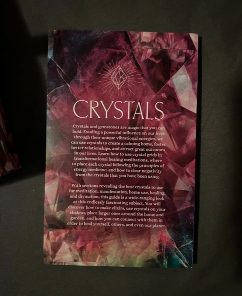 Crystals Oracle Deck: Includes a 52 Oracle Deck w Instructions Beginners Tarot