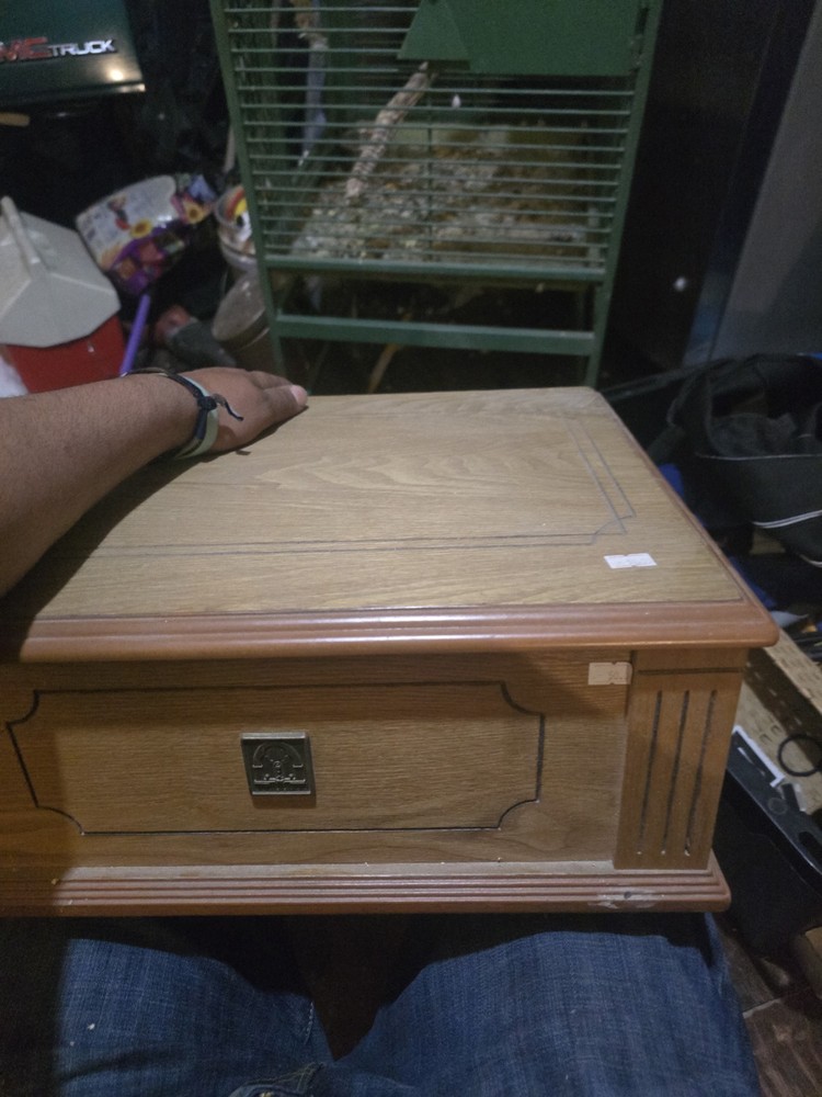Thomas Pacconi Classics Wooden Brown Record Player Turntable