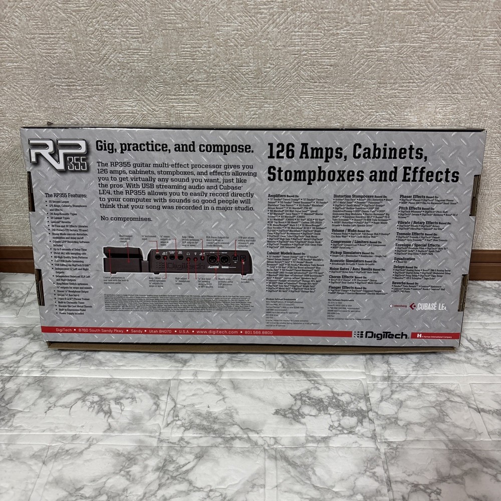 DigiTech RP355 Multi-Effects Guitar Effect Pedal TESTED From Japan