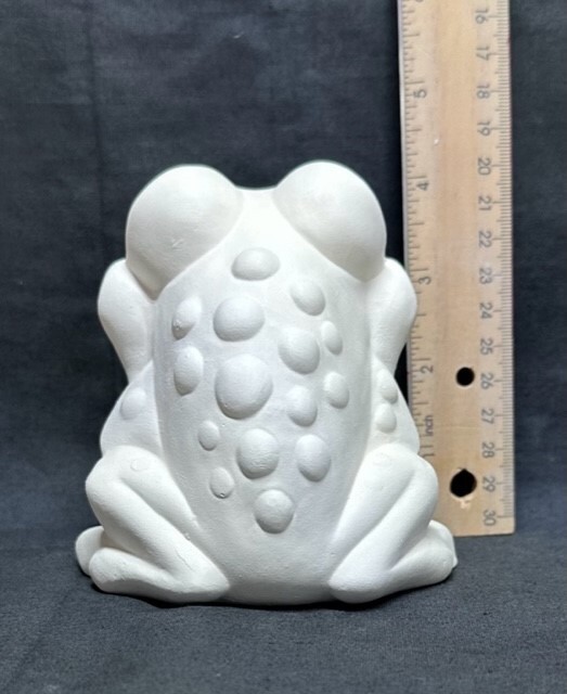 *Duncan Ceramic Bisque Frog Scrubby Holder Ready to Paint*