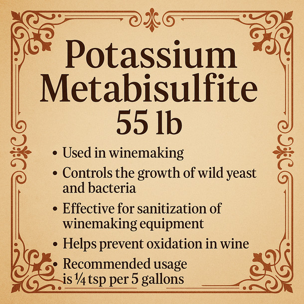 LD Carlson Potassium Metabisulfite 55 lb