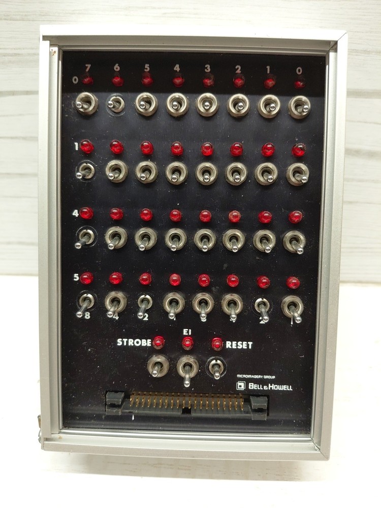 Bell & Howell Electronic Control Panel Breakout Box Strobe Reset