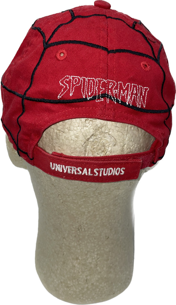 Baseball Cap Hat Spider Man Marvel Universal Studios One Size Youth Strap Back