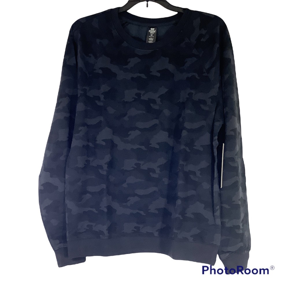 Unisex Sweatshirt 90 Degree by Reflex Medium Black Retails $62