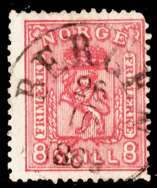 Norway Scott 15 Used with rounded corner.