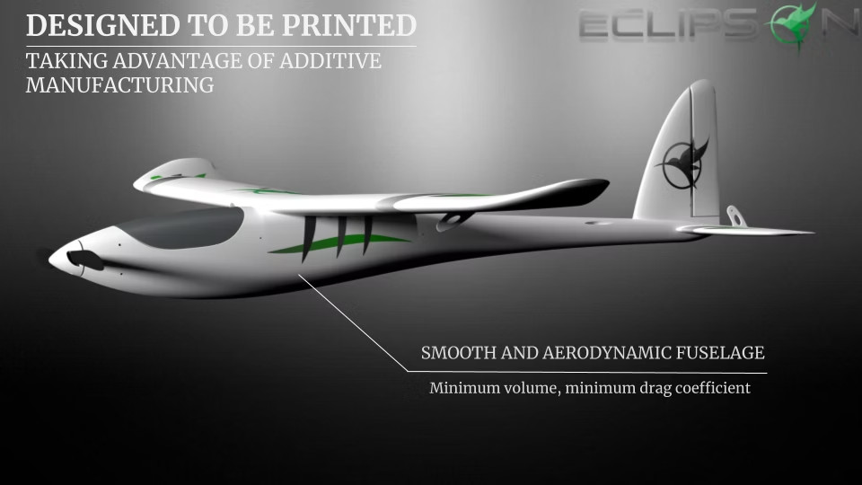 The Ravens Forge Eclipson Model A 3D Printed PLA RC Airplane Kit