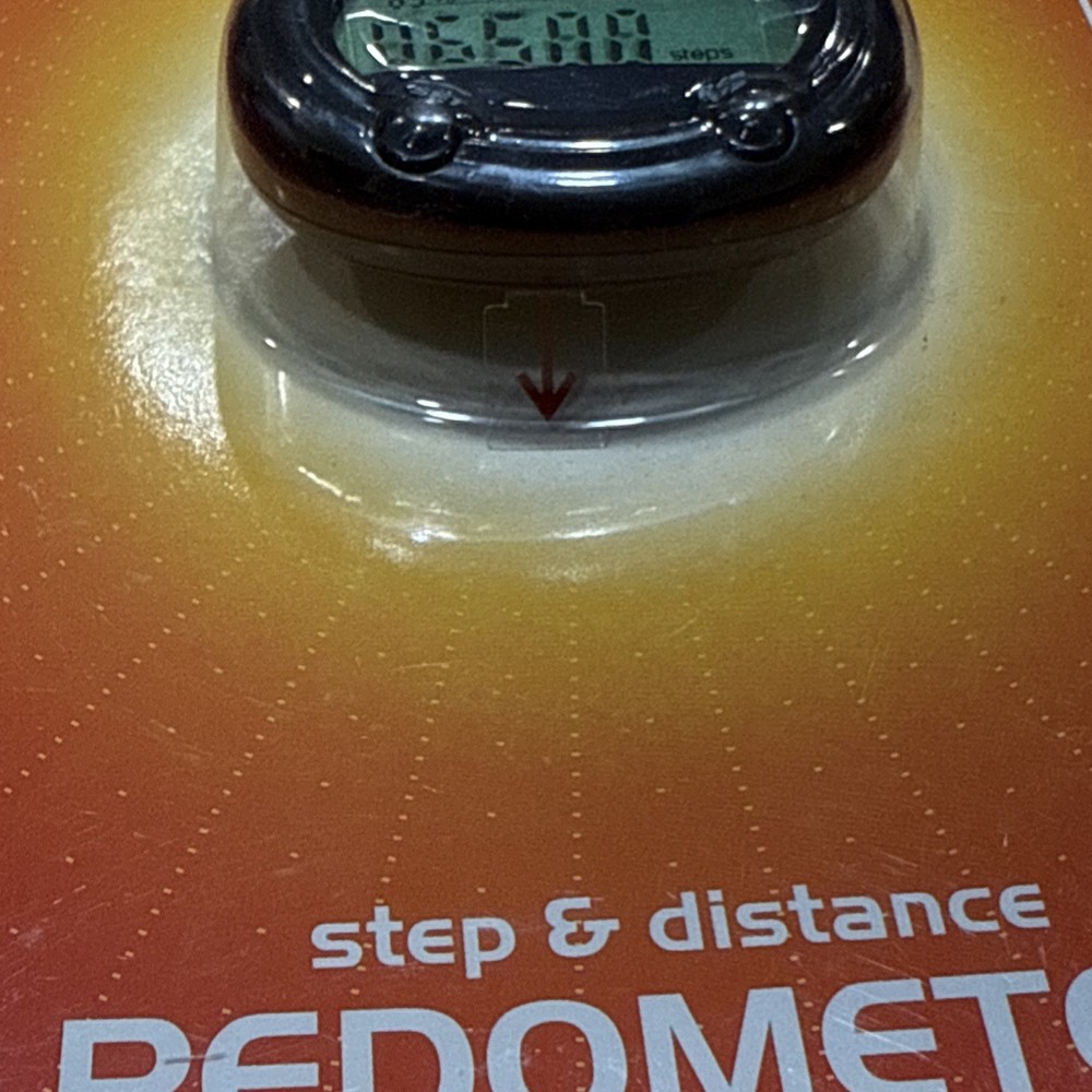 Sportline Dual Function, Step And Distance Pedometer New