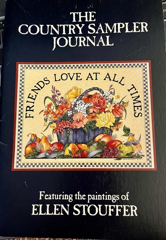 1994 Country Sampler Journal By Lang Graphics Featuring Ellen Stouffer Artwork