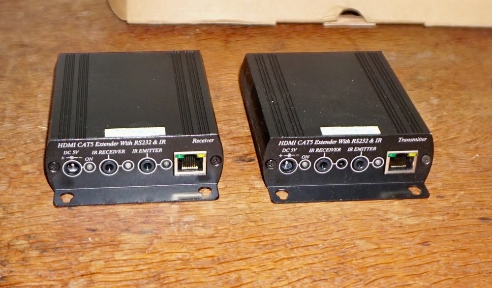 DirectConnect Transmitter / Receiver HDMI Cat5 Extender Outfit.