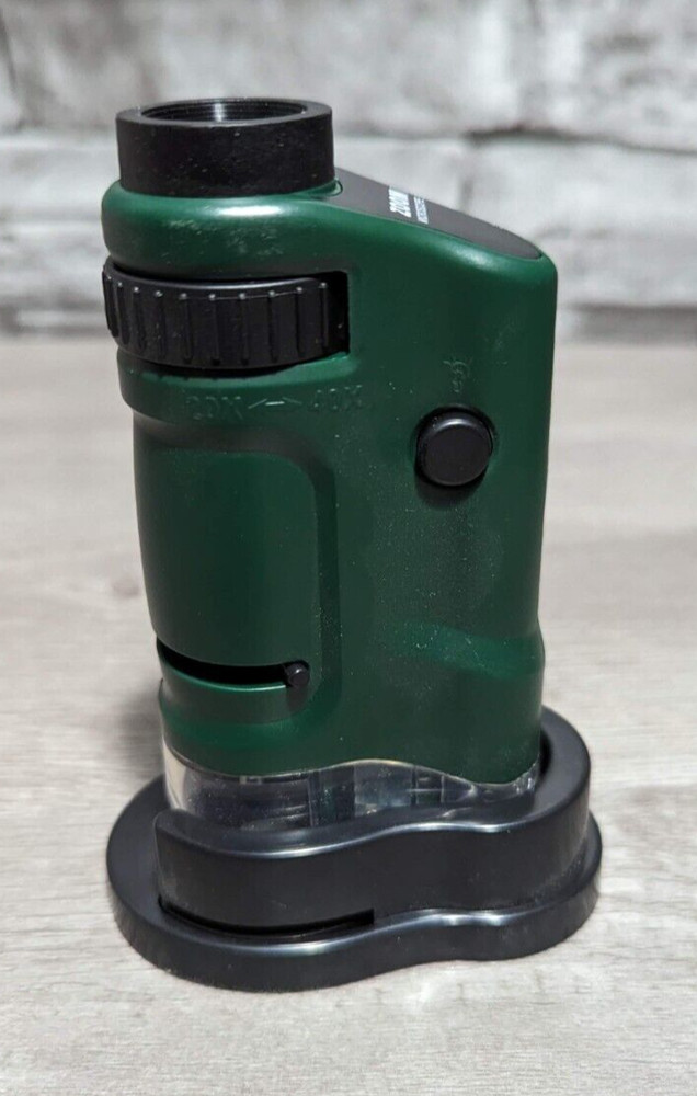 Carson Optical Microbrite 20X-40X Led Light Pocket Microscope Science Education