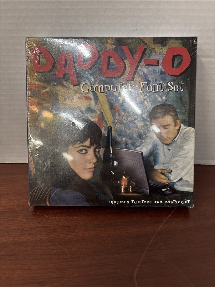 Daddy-O “Computer Font Set” - 3.5 Disk MAC ***Sealed