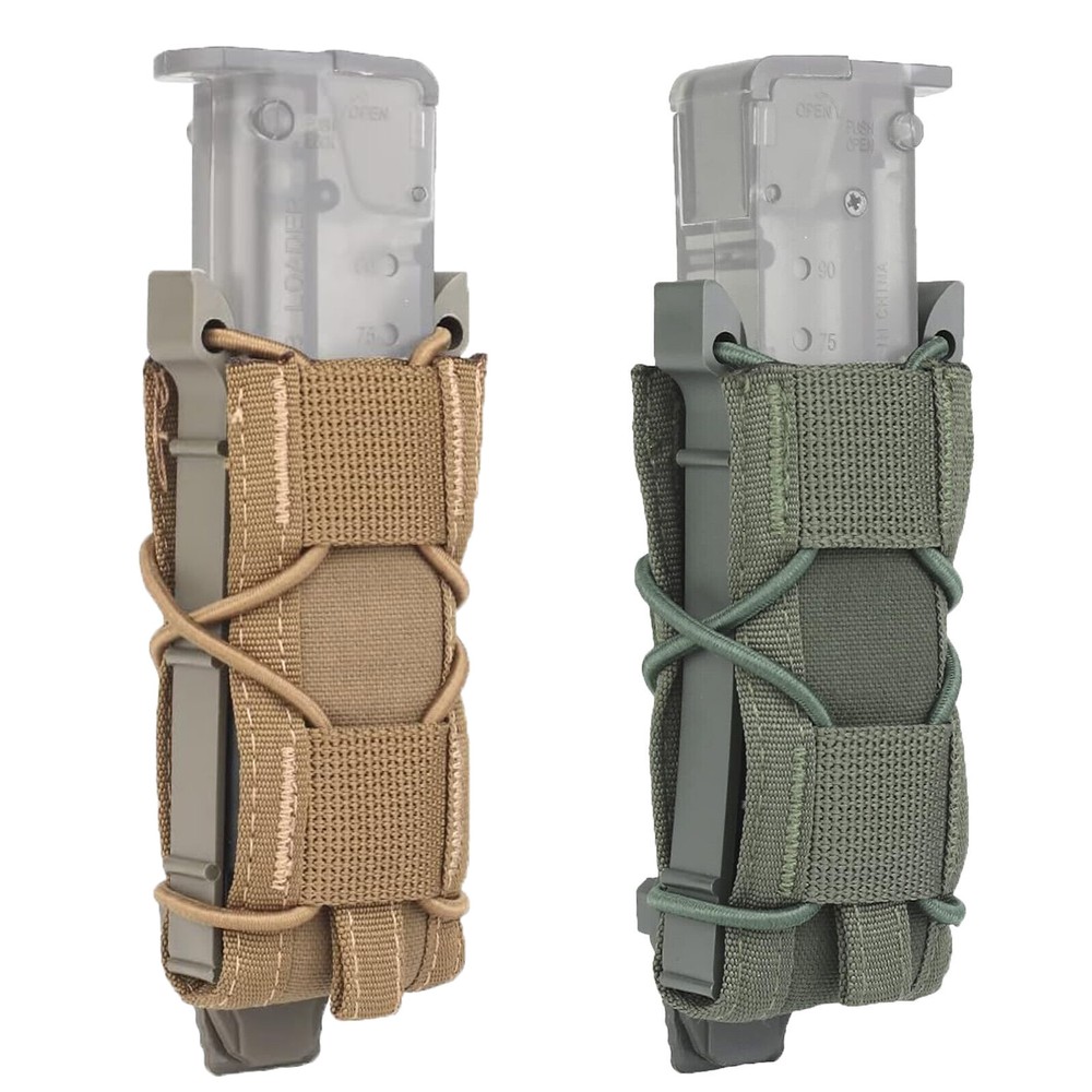 US Molle Mag Pouch 9mm/.40 Caliber Single Stack Mags Adjustable Magazine Holster