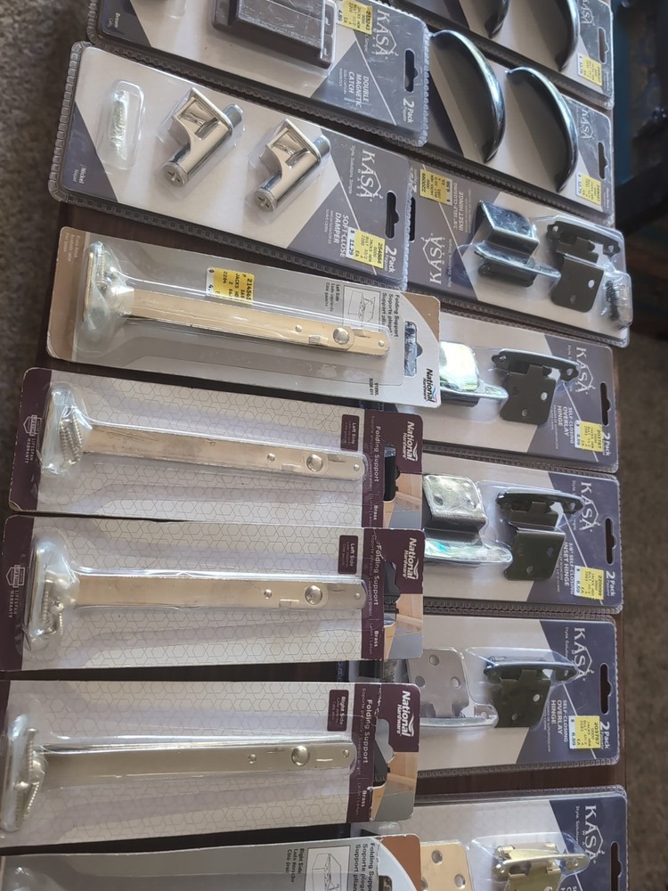 (30) National Hardware & KASA  Drawer Catches & Knobs & Pulls!!