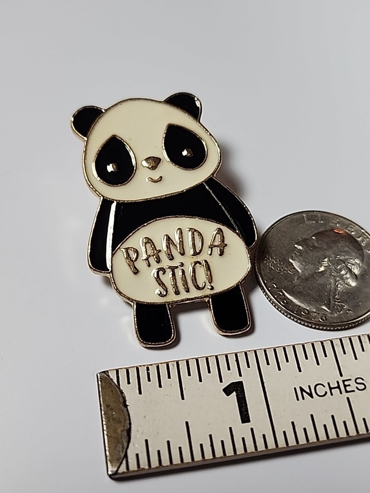 Panda Stic! Panda Bear Lapel Pin