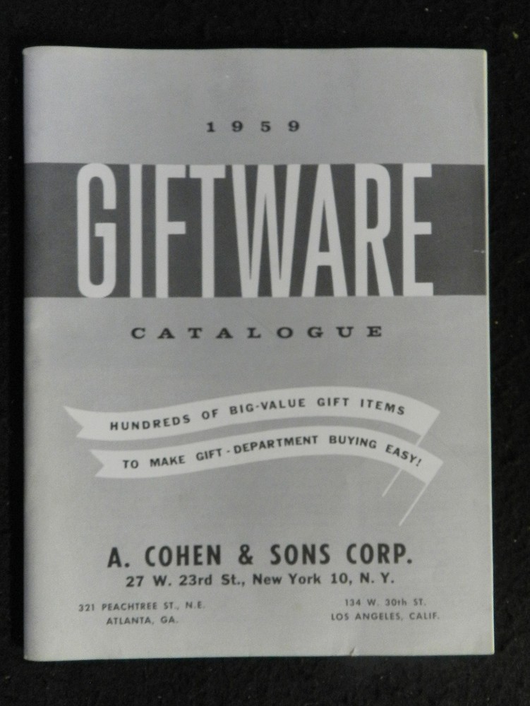 1959 GIFTWARE CATALOGUE ORIGINAL CATALOG