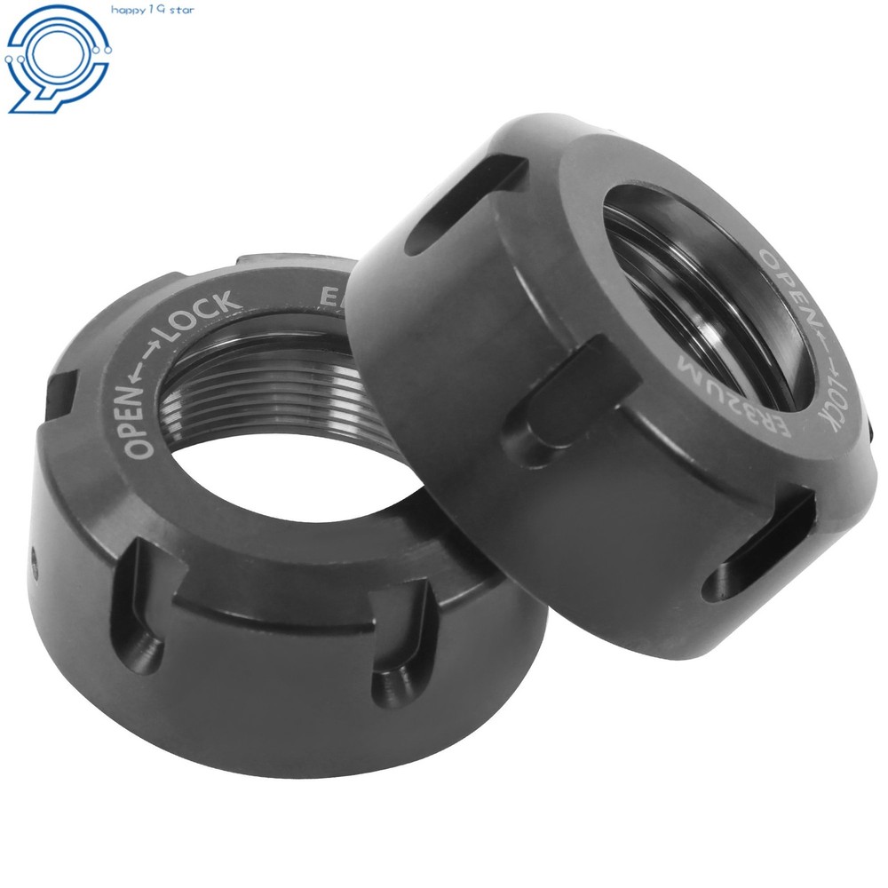 2 Pack ER32UM Collet Nut Set for Precision CNC Tool Holder