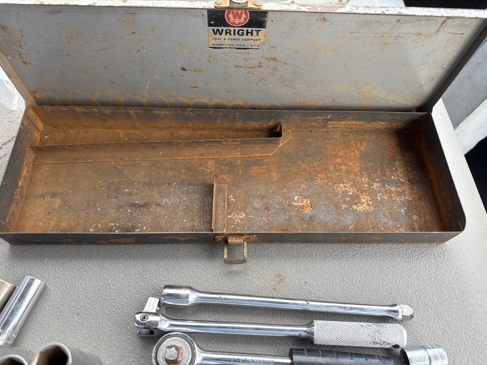 Wright Tool Socket Set with Ratchets and Extensions