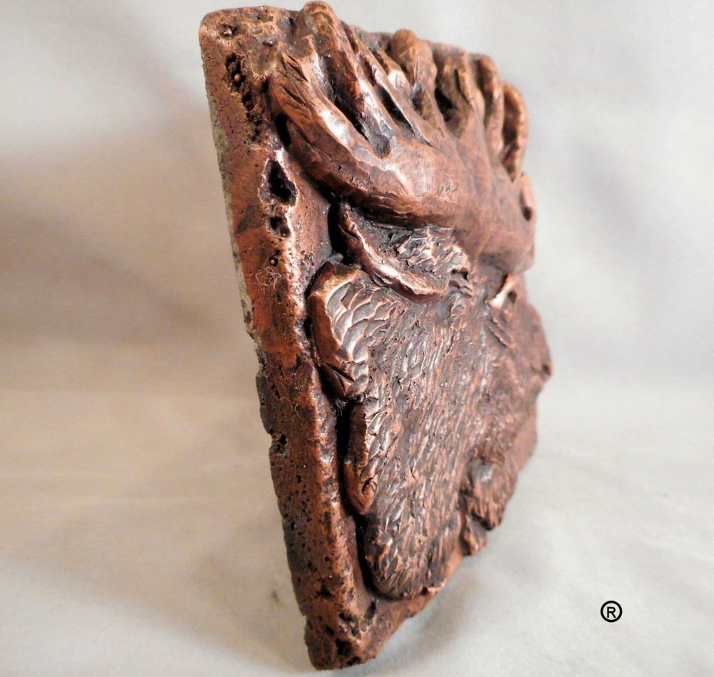Copper Wildlife (Moose) 4"x4" Decorative Wall Tile