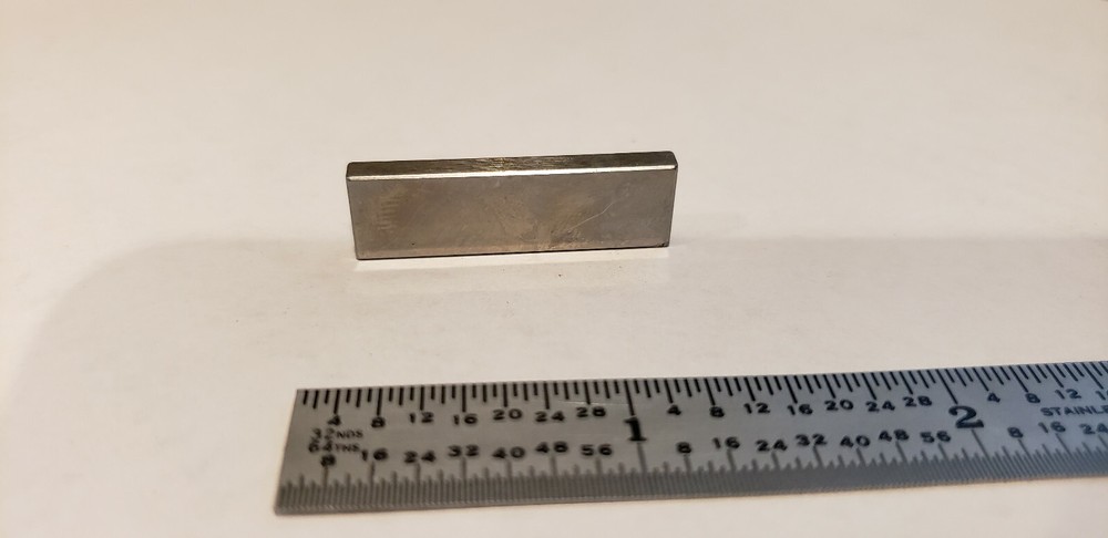 .126" CEJ Rectangular Steel Gage Gauge Block, Grade B