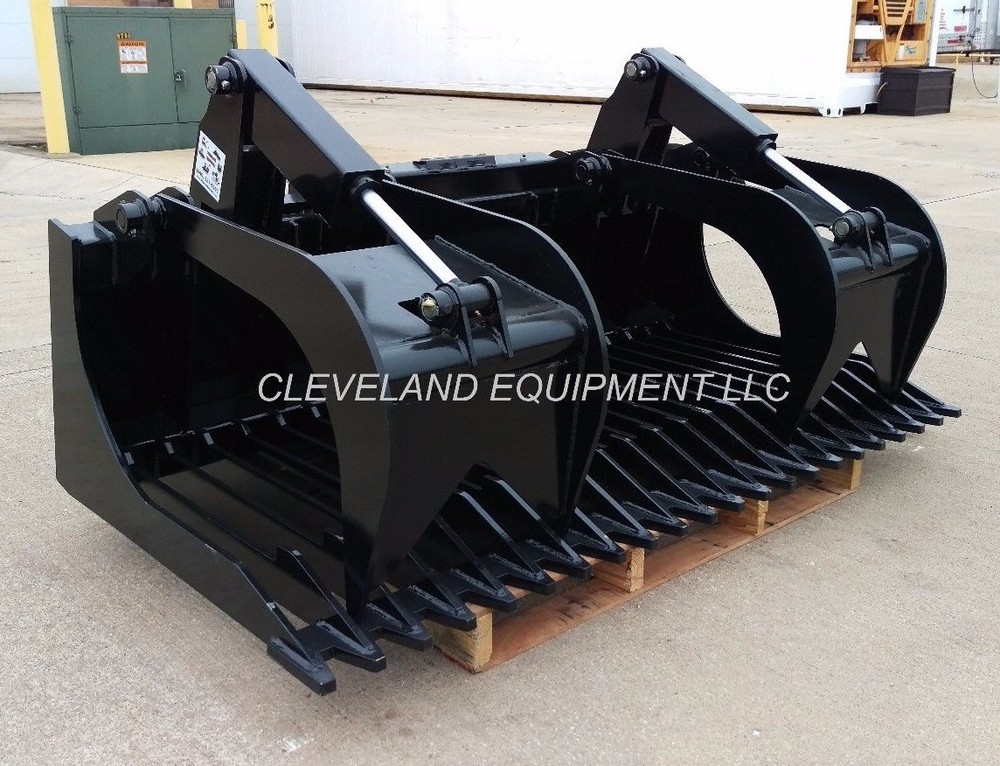 84" EXTREME-DUTY SKELETON ROCK GRAPPLE ATTACHMENT John Deere Skid-Steer Loader