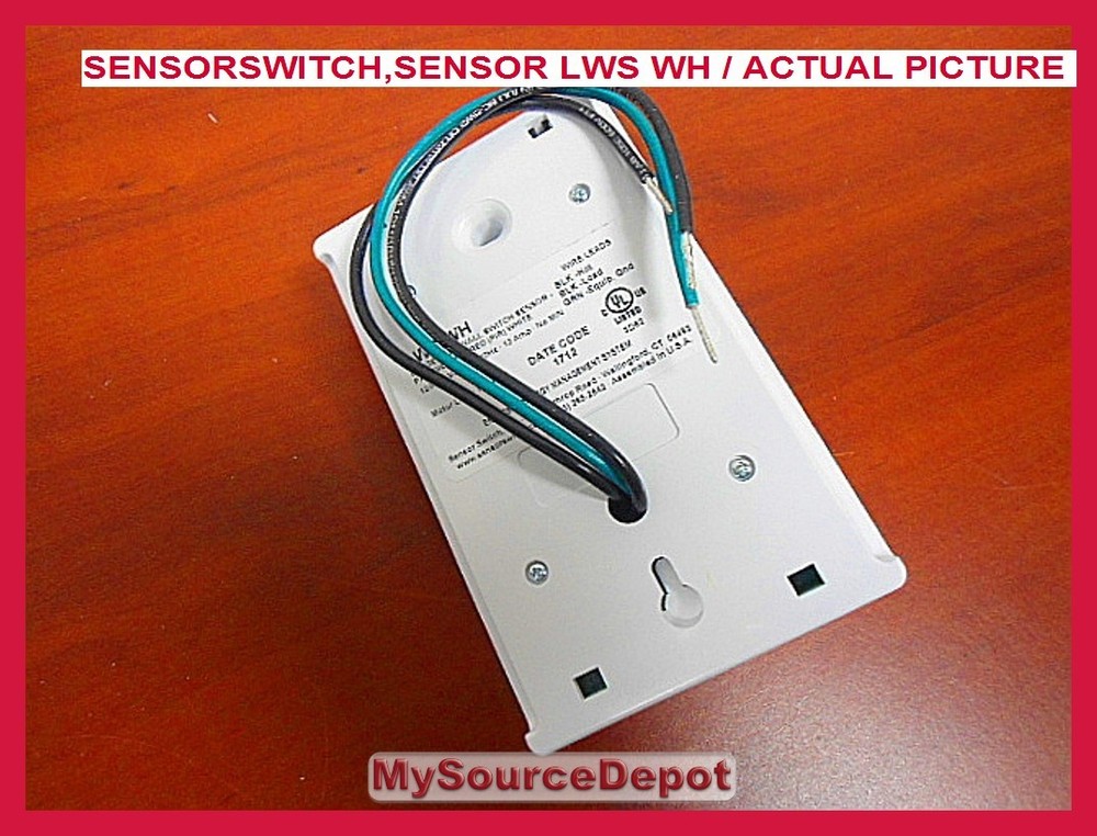 SENSOR SWITCH, LWS WH,LARGE AREA WALL SWITCH SENSOR,PASSIVE INFRARED (PIR)