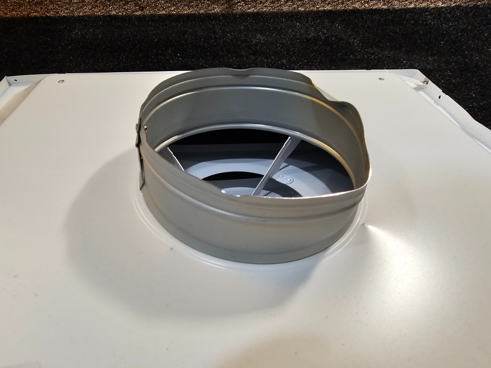 TRUaire 2004CD-06 24" T-BAR LAY IN CONE STEP DOWN DIFFUSER 6" Collar