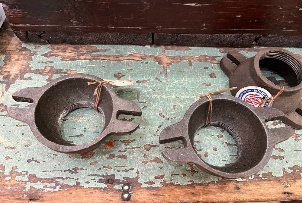 Antique NOS Cast iron Van Camp Pitcher Pump Fitting