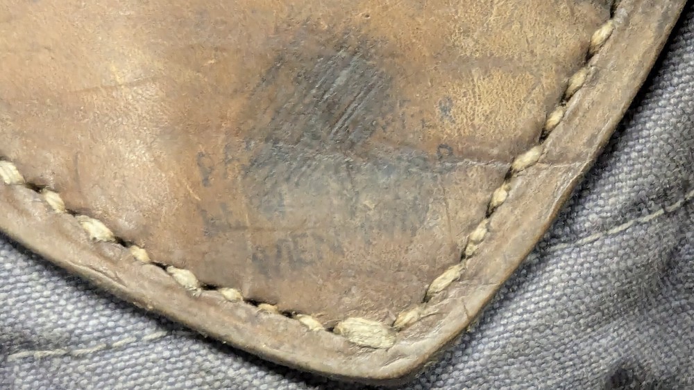 German WW2 blue luftwaffe ruck sake or backpack, 1940 dated