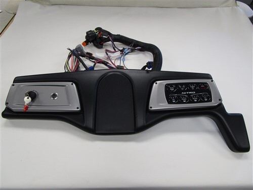 TRACKER NITRO PUSH BUTTON & IGNITION SWITCH DASH PANEL 340497 / K-352-053A BOAT