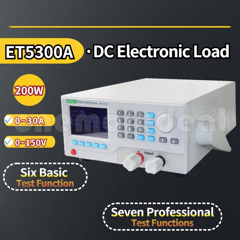 15A/30A/60A DC Electronic Load Programmable Load For Charger Power Supply Tests