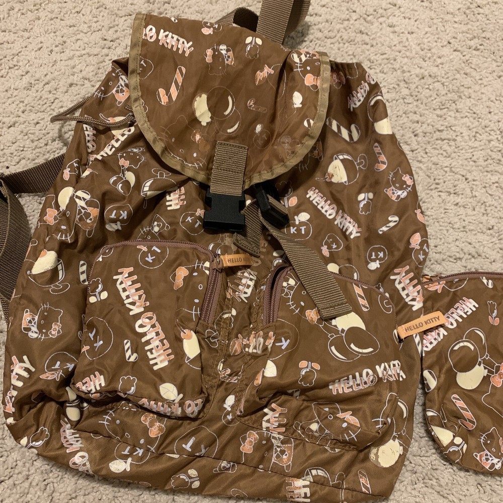 Hello Kitty Themed Foldable Travel Backpack