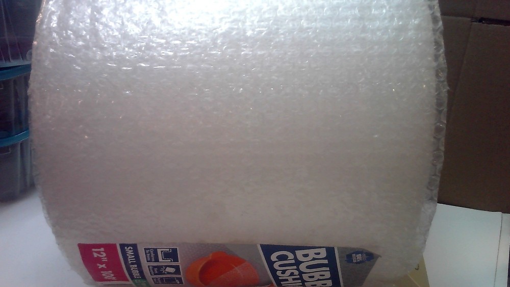 BUBBLE CUSHION SMALL BUBBLE 12" X 100 100% RECYCLABLE
