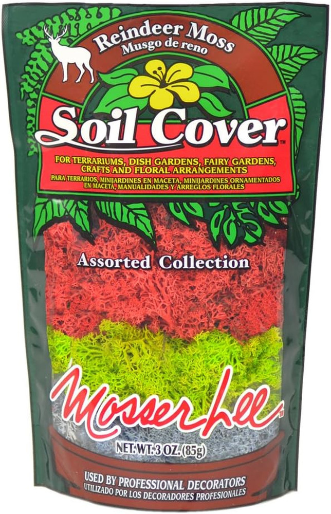 ML3020 Assorted Reindeer Moss, 3 Oz.