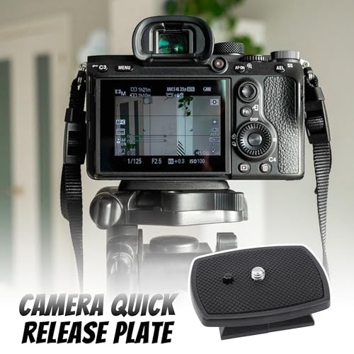 Camera Quick Release Plate, 43 mm Tripod Quick Release Plate for Tripods and
