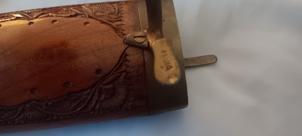 antique indian fork and knife