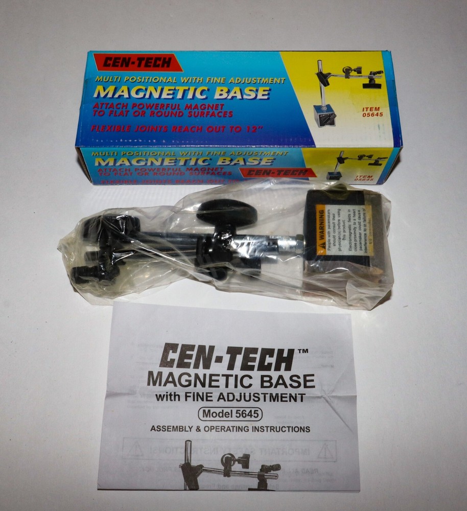 Cen-Tech Magnetic Base With Fine Adjustment