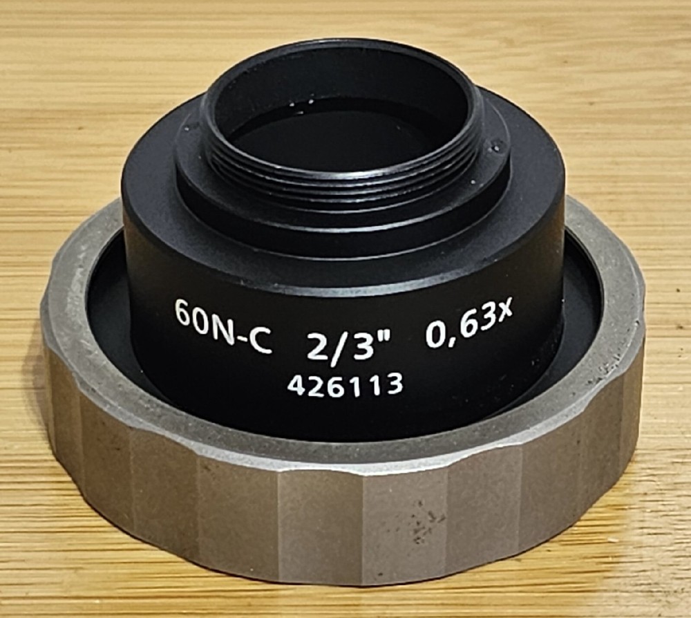 Zeiss 426113 60N-C 2/3" 0.63x Microscope C-Mount