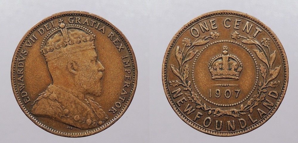 CANADA Newfoundland 1907 Cent #WC108177