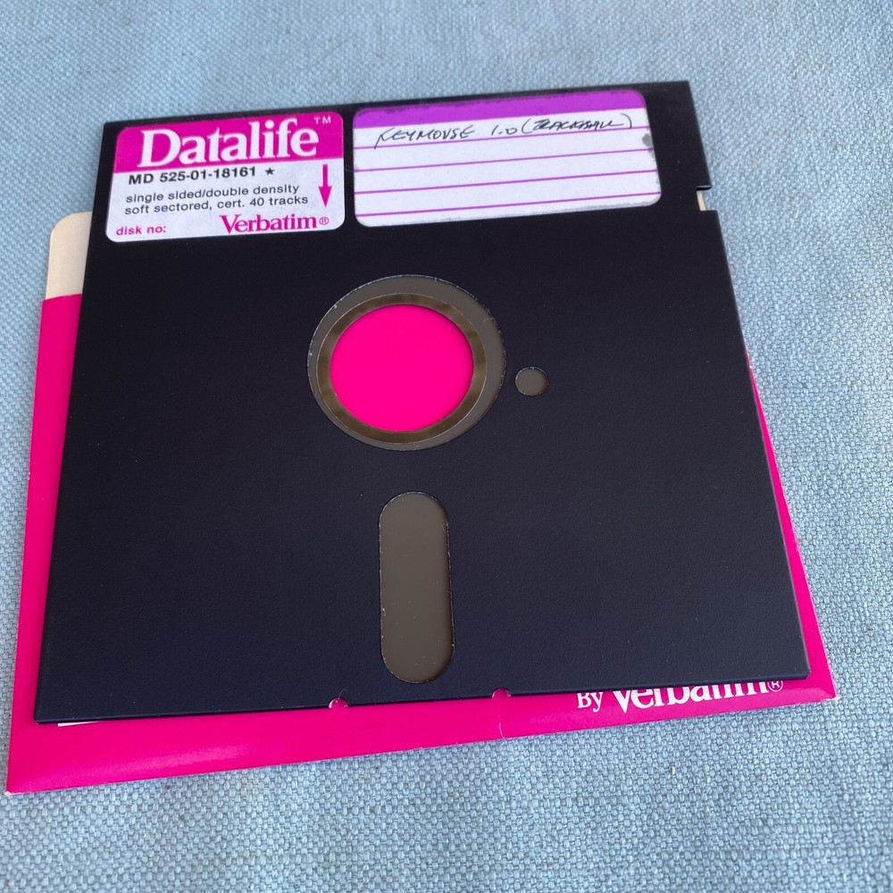 Key Mouse Procorp Utilities Drivers Software Disk 5.25” Floppy Vintage PC Comput