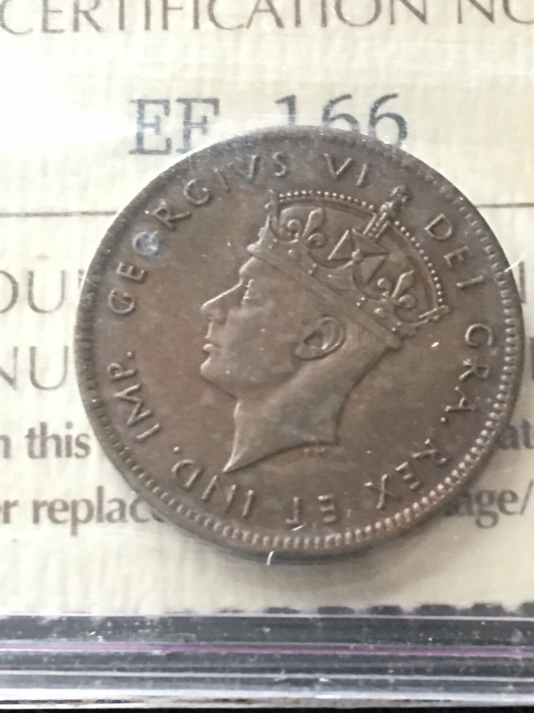 1940 ICCS Graded Newfoundland One Cent **AU-50**