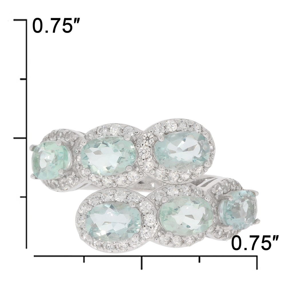 Sterling Silver Semi Mount Ring Setting Oval OV 6X4mm Solid