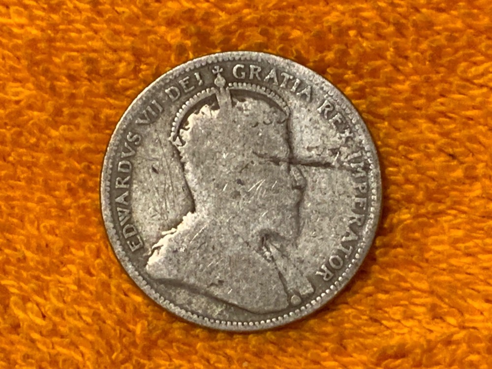 1906 Canada 25 Cent Coin