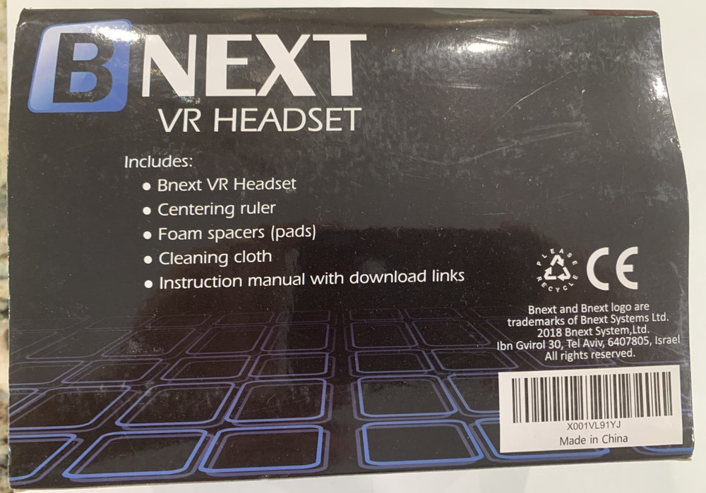 Bnext VR headset Virtual Reality Headset!