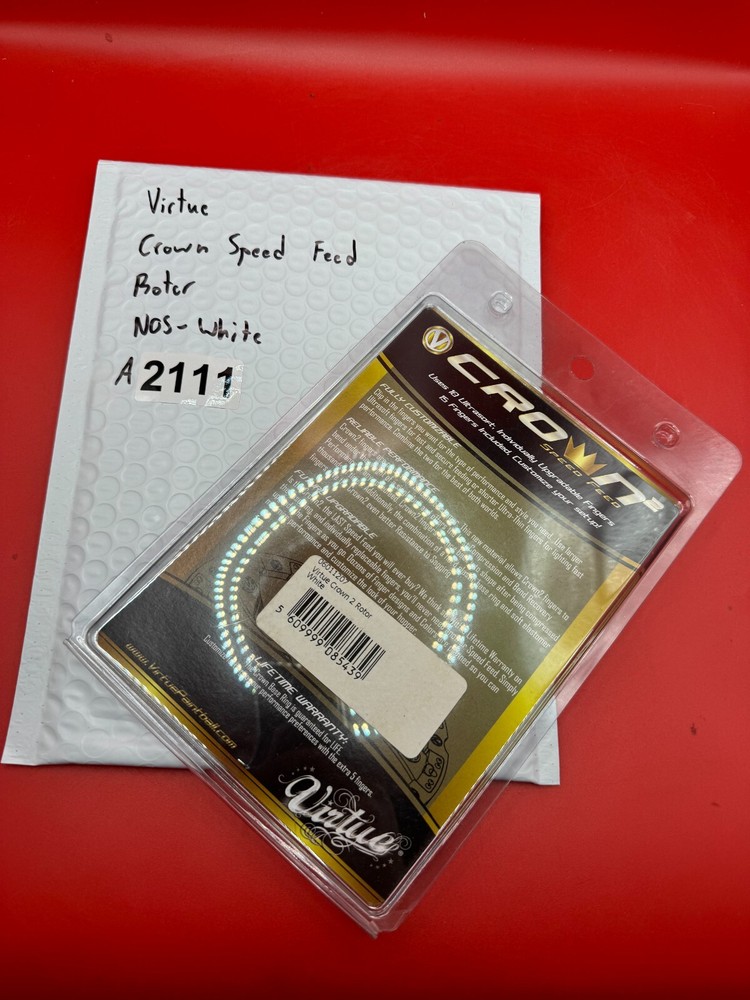 Virtue Crown Speed Feed Rotor  NOS-White