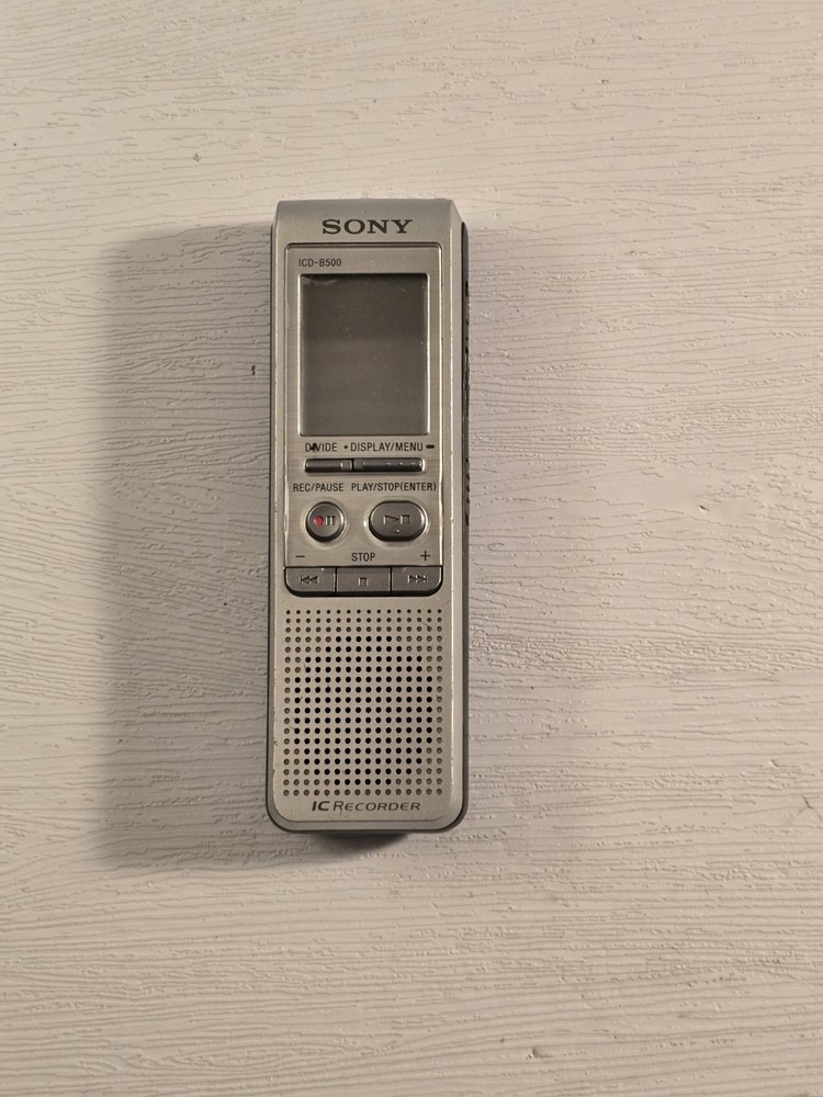 Sony ICD-8500 Digital Voice Recorder Handheld Tested
