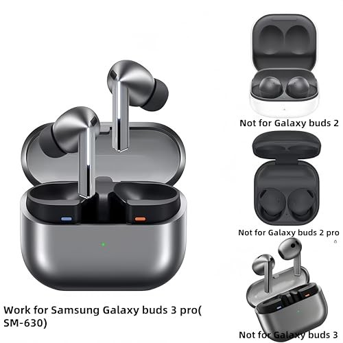 Ear Tips for Galaxy Buds 3 Pro Eartips With galaxy buds3 pro ear tips Black