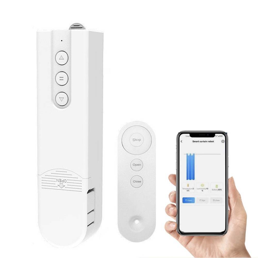 1Pcs Smart White Tuya Blind Motor Wifi Automatic Roller Shutter with App Control