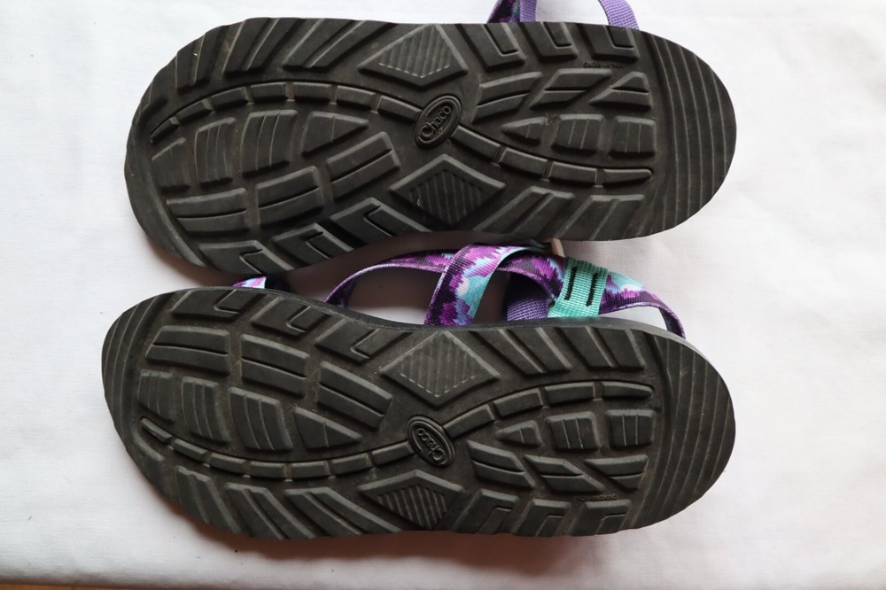 Multicolored Webbed Strap CHACO Slingback Sandals Man's 13