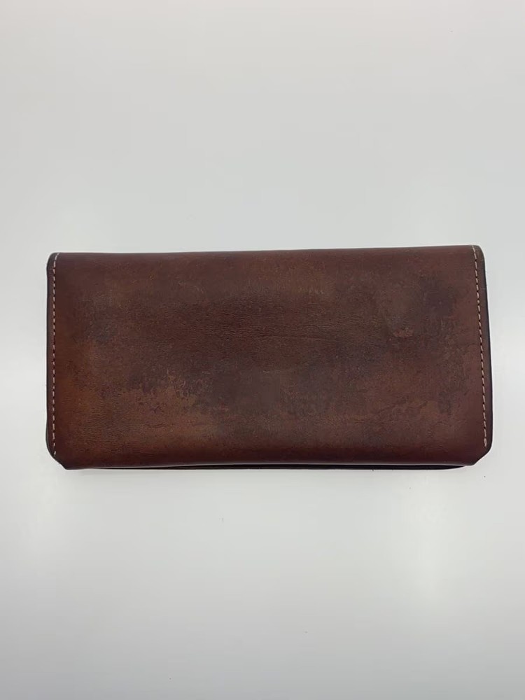 PORTER Long Wallet Leather BRW Plain Men's