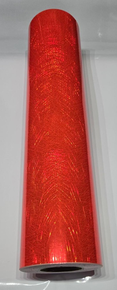 Holographic Fluorescent Red Light Ray Sign Plotter Cutter Vinyl Roll